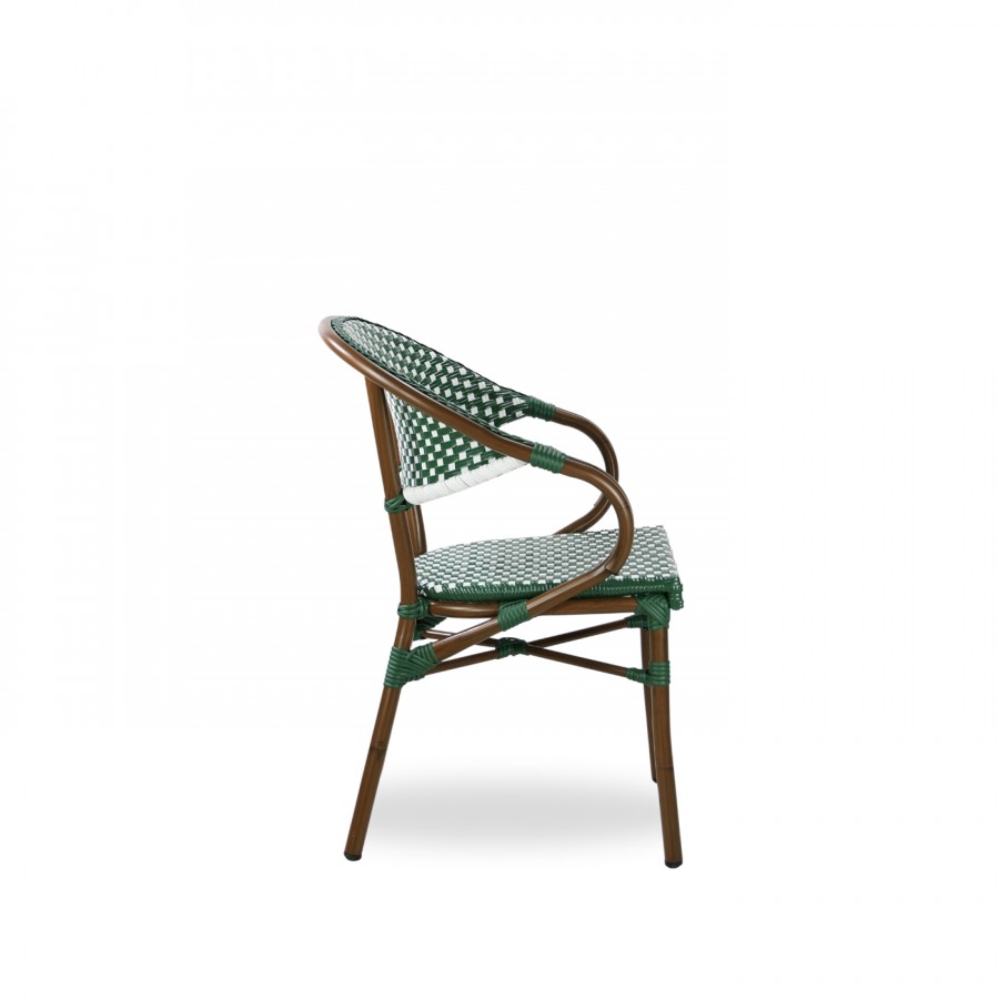Luxe All Weather Bistro Armchair